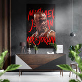 Air Jordan Brushed Aluminium Dibond Wall Art