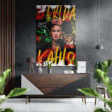 Frida Kahlo Brushed Aluminium Dibond Wall Art