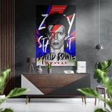 David Bowie Brushed Aluminium Dibond Wall Art