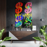 Andy Warhol Brushed Aluminium Dibond Wall Art