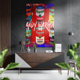 Andy Warhol Brushed Aluminium Dibond Wall Art