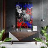 Basquiat Brushed Aluminium Dibond Wall Art