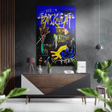 Basquiat Brushed Aluminium Dibond Wall Art