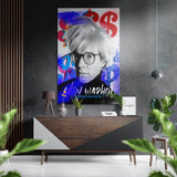 Andy Warhol Brushed Aluminium Dibond Wall Art