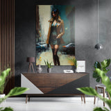 Rebellious Woman Brushed Aluminium Dibond Wall Art