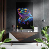 Frog Brushed Aluminium Dibond Wall Art