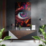 The Eye Brushed Aluminium Dibond Wall Art