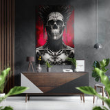 The Warrior Brushed Aluminium Dibond Wall Art