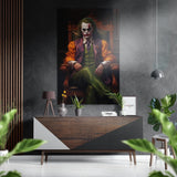 Joker Brushed Aluminium Dibond Wall Art