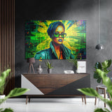 Cool Girl Brushed Aluminium Dibond Wall Art