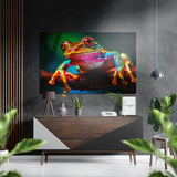 Froglet Brushed Aluminium Dibond Wall Art