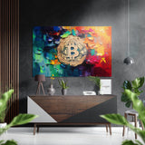 Bitcoin Brushed Aluminium Dibond Wall Art