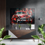 Classical Car Brushed Aluminium Dibond Wall Art