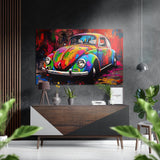 Vw  Brushed Aluminium Dibond Wall Art