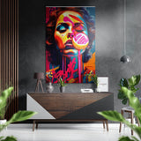 Lollipop Brushed Aluminium Dibond Wall Art