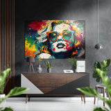 Face of Her Brushed Aluminium Dibond Wall Art