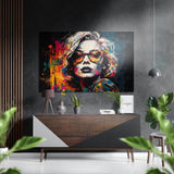 Face of Her Brushed Aluminium Dibond Wall Art