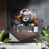 Marilyn Monroe Brushed Aluminium Dibond Wall Art