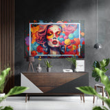 Woman Brushed Aluminium Dibond Wall Art