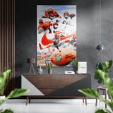 NFL Brushed Aluminium Dibond Wall Art