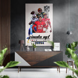 Finals NFL Brushed Aluminium Dibond Wall Art