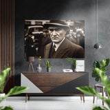 Ataturk Brushed Aluminium Dibond Wall Art