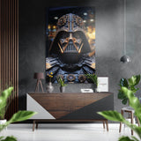 Darth Wader Brushed Aluminium Dibond Wall Art