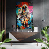 Astronaut Brushed Aluminium Dibond Wall Art