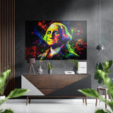 George Washington Brushed Aluminium Dibond Wall Art