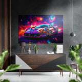 Luxury Car Brushed Aluminium Dibond Wall Art