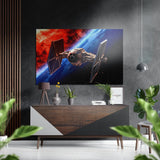 Starfighter Brushed Aluminium Dibond Wall Art