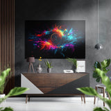 Colors of Space Brushed Aluminium Dibond Wall Art