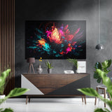 Colors of Space Brushed Aluminium Dibond Wall Art