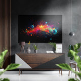 Colors of Space Brushed Aluminium Dibond Wall Art