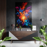 Colors of Space Brushed Aluminium Dibond Wall Art