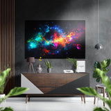 Colors of Space Brushed Aluminium Dibond Wall Art