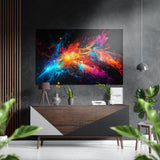 Colors of Space Brushed Aluminium Dibond Wall Art