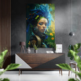 Futuristic Styles Brushed Aluminium Dibond Wall Art