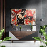 Boxer Brushed Aluminium Dibond Wall Art