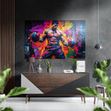 Boxer Brushed Aluminium Dibond Wall Art