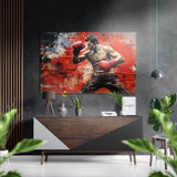 Boxer Brushed Aluminium Dibond Wall Art