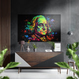 Benjamin Franklin Brushed Aluminium Dibond Wall Art