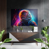 Astronaut  Brushed Aluminium Dibond Wall Art