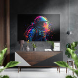 Astronaut  Brushed Aluminium Dibond Wall Art