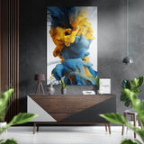 Color Explode Brushed Aluminium Dibond Wall Art