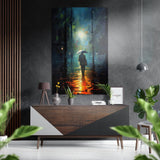 Alone Brushed Aluminium Dibond Wall Art