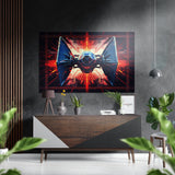 Starfighter Brushed Aluminium Dibond Wall Art