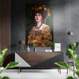 Klimt Brushed Aluminium Dibond Wall Art