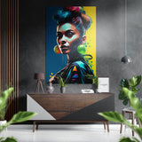 SheSpace Brushed Aluminium Dibond Wall Art