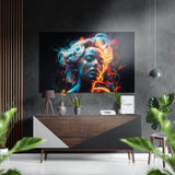 Face of Her Brushed Aluminium Dibond Wall Art